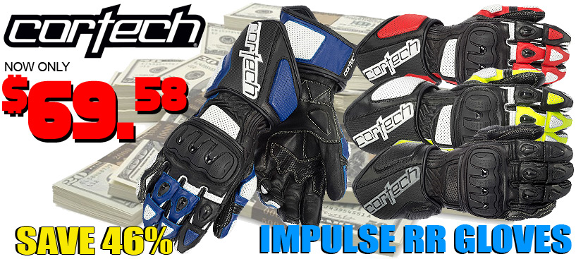 Save 46% on Cortech Impulse RR Gloves
