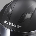LS2 Stream Solid Helmet Ventilation
