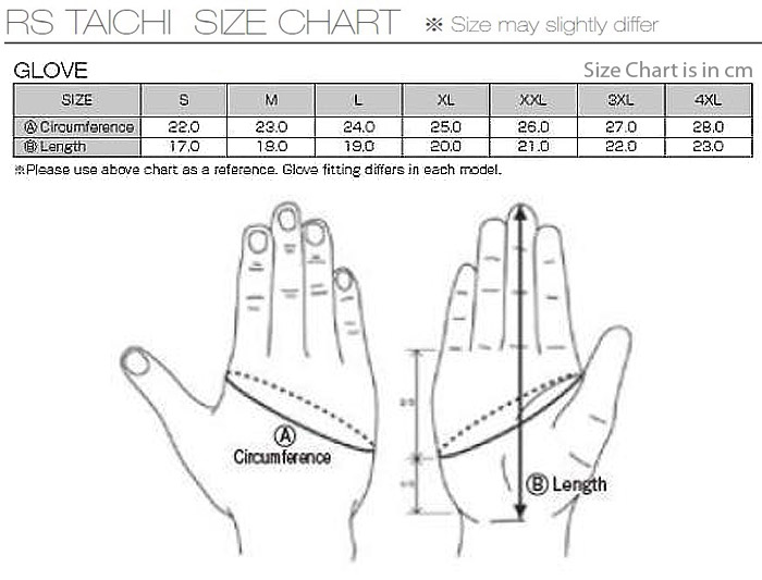 661 Glove Size Chart