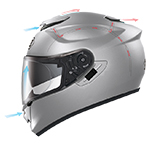 Shoei GT-Air Pendulum Helmet Ventilation Shoei GT-Air Pendulum Helmet Ventilation