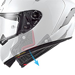 Shoei X-14 Solid Helmet Quick Release Cheek Pad System Shoei X-14 Solid Helmet Quick Release Cheek Pad System