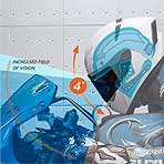 Shoei X-14 Solid Helmet Adjustable Interior System Shoei X-14 Solid Helmet Adjustable Interior System