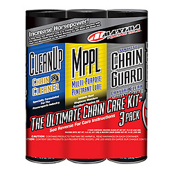 Maxima Synthetic Chain Guard Care Combo Kit